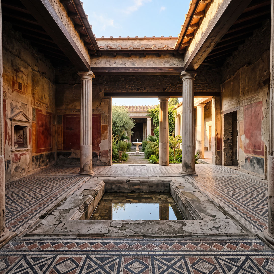 Domus romaine — atrium