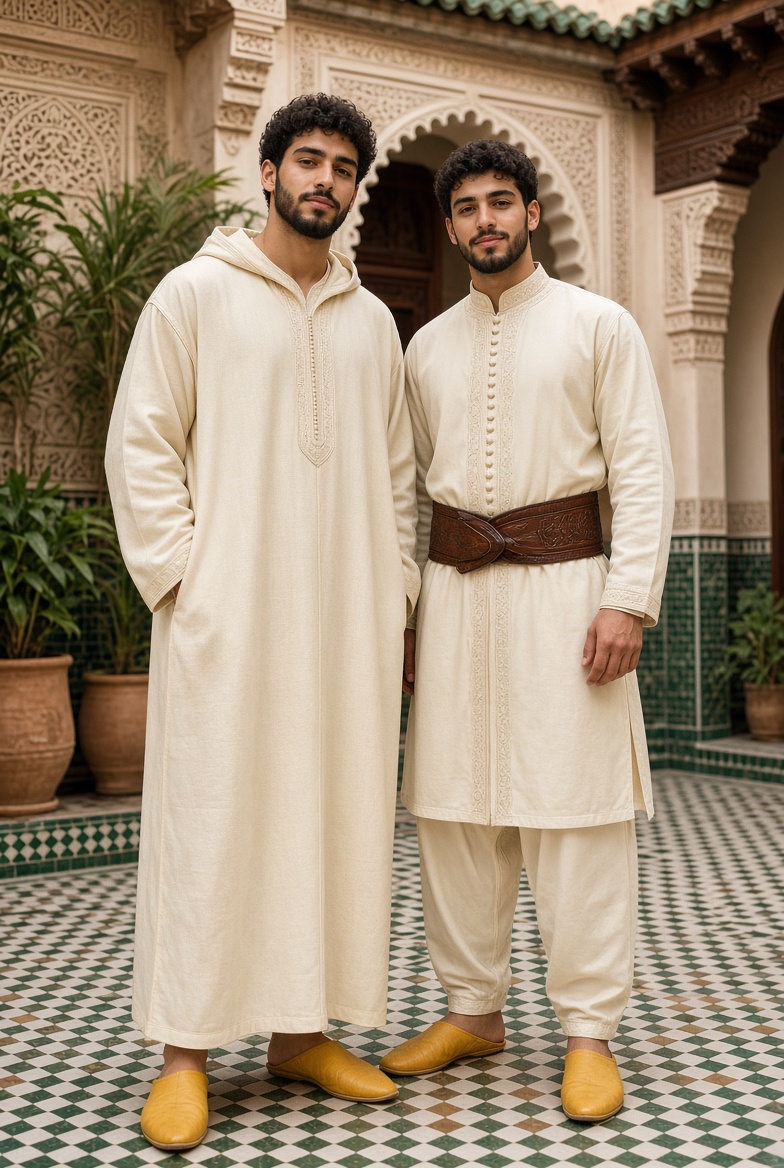 Djellaba et jabador